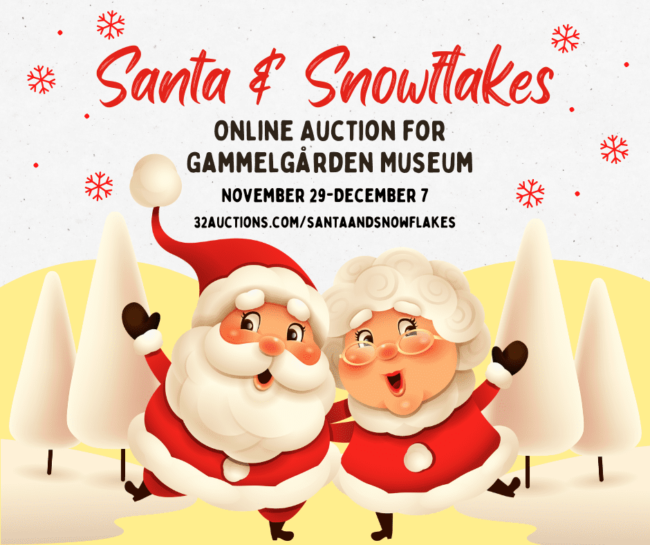Yellow & Red Santa and Mrs Claus Christmas Sale Facebook Post (Facebook Post)